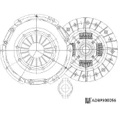 Blue Print Kupplungssatz Kupplung für NISSAN ALMERA II Hatchback (N16) ADBP300056