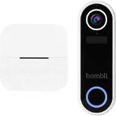 Hombli Smart Doorbell Pack, Schwarz, Weiß, Haus, Büro, IP65, Kunststoff, IR, 2-Wege