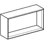 Geberit iCon Regal rechteckig, 45x23,3x13,2 cm, 502322