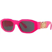 Versace VE4361 Herren-Sonnenbrille Vollrand Geometrisch Kunststoff-Gestell, pink