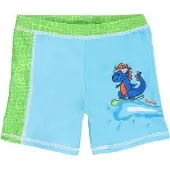 Playshoes Badehose "Dino" in Türkis/ Grün | Gr.: 74/80