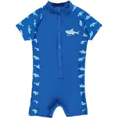 Playshoes Badeanzug "Hai" in Blau | Gr.: 74/80