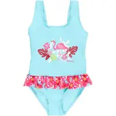 Playshoes UV-Schutz Badeanzug Flamingo in Türkis | Gr.: 86/92