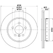 Hella Bremsscheibe PRO High Carbon 8DD 355 120-671