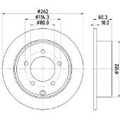 Hella Bremsscheibe PRO 8DD 355 120-561
