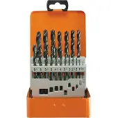 Projahn Spiralbohrer-Set BASIC, 19 kurze Spiralbohrer, in Metallkassette