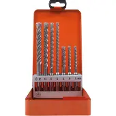 Projahn Hammerbohrer-Set ROCKET 5, SDS-plus, 7-teilig, Ø 5–12 mm, Bohrerkassette, PGM