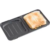 Bestron Antihaftbeschichteter 3-in-1 Sandwich-Kontaktgrill, 900 W, Schwarz