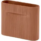 Muuto Vase Ridge Terracotta 16,5 cm