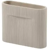 Muuto Vase Ridge Beige 16,5 cm