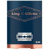 King C. Gillette Rasierklingen für Männer 10 Stück Geschenkideen für Männer Papa