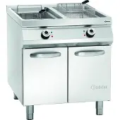 Bartscher Elektro-Standfritteuse, 2 Becken