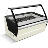 CombiSteel Speiseeisvitrine Hawai – 16x5L, 630L, LED, fahrbar – statische Kühlung