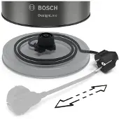 Bosch Wasserkocher DesignLine TWK5P475 (grau/schwarz, 1,7 Liter)