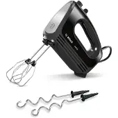 Bosch MFQ2420B, Handmixer, Schwarz, Silber, Kunststoff, 400 W, 255 mm, 258 mm