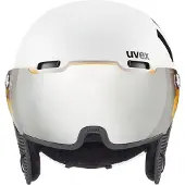 Uvex Skihelm 500 Visor White/Black Mat Unisex-52 - 55 cm