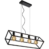 Lucide Hängeleuchte 4-flammig 80x28 cm, max. 161 cm höhenverstellbar, dimmbar