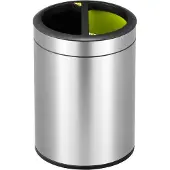 EKO Mülleimer EKO Recycle Open Top 10L Silber