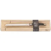 Laguiole Brotmesser Premium Line Plank Schwarz