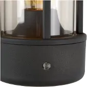 Lucide Wandlampenanthrazit Lori mit Sensor