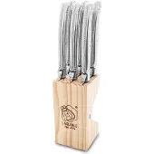 Laguiole Grillmesser Laguiole Edelstahl Set 6 Sdv