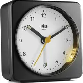 Braun BC03BW Wecker Uhr Unisex Alarm schwarz