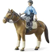 BRUDER 62507 bworld berittener Polizist