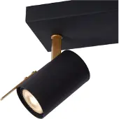 Lucide Deckenstrahler 17998/10/30 Schwarz, Modern, dimmbar, Dim to warm, dreh- und kippbar, 10x15 cm
