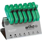 Wiha Schraubendrehersatz 365 VB T6-T20 m.Schlüsselgriff