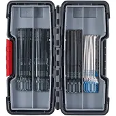 Bosch Powertools Stichsägeblatt-Set Wood and Metal, Einnockenschaft, 40-teilig