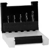 Wiha Kombigewindebohrer-Bit Set 5-teilges Set 1/4 zoll in Box - 28026