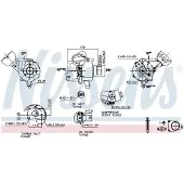 Nissens Lader, Aufladung 93481 für LANCIA Peugeot