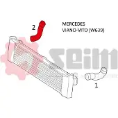 Seim Ladeluftschlauch MERCEDES-BENZ 981422 6395281982