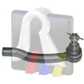 RTS Spurstangenkopf Spurstange für NISSAN NP300 Navara Pickup (D40) Vorne Rechts 91-02394-1