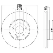 Hella Bremsscheibe PRO High Carbon 8DD 355 128-641