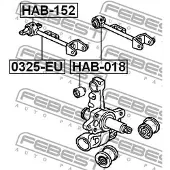 FEBEST Lagerung, Lenker HAB-152