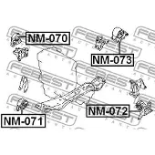 FEBEST Lagerung, Motor NM-071