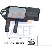 Facet 10.3265 Abgasdruck Differenzdrucksensor für VW GOLF VI (5K1) Polo Schrägheck (6R1, 6C1) für AUDI A4 Avant (8K5, B8) A6 Avant (4G5, 4GD, C7)