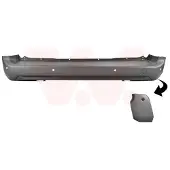 VAN WEZEL Heckstoßstange Stoßfänger Hinten für OPEL Combo E Kasten / Kombi (X19) COMBO Großraumlimousine (X19) für TOYOTA Proace City Verso