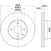 Hella Bremsscheibe [Hersteller-Nr. 8DD355119-351] für Chevrolet