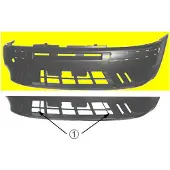 VAN WEZEL Stoßstange Stoßfänger für FIAT PUNTO (188) Grundiert 1620574