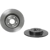 Brembo Bremsscheibe 08.C208.21, hinten, voll, 1 Stück