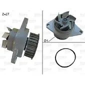 Valeo Wasserpumpe Motorkühlung 506385 für VW Seat Skoda Golf III Vento Ibiza II