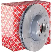 FEBI BILSTEIN Bremsscheibe 105724 vorne, belüftet, geschlitzt, hochkarbonisiert, 1 Stück