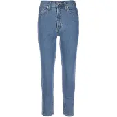 Levi's High Waisted Mom Jean Indigo Größe: W28L27 | Slim Jeans Outlet | Damen | Blau