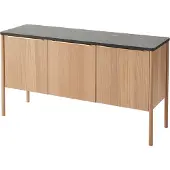 Skagerak Fritz Hansen - Jut Sideboard, Eiche / Marmor schwarz