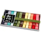 Creativ Company Band Set - buntes Jacquard Dekoband 12x1m