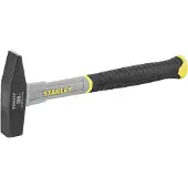 Stanley Schlosserhammer Fiberglas 300g, Kreuzschlaghammer, Glasfaser, Schwarz, Grau, 300 g