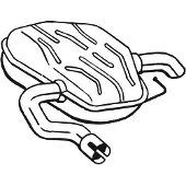 Bosal Endschalldämpfer 235-241