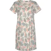 LASCANA Sleepshirt in sand-bedruckt | Gr.: 32/34